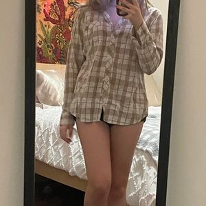 Crème and White flannel 🍂🍁